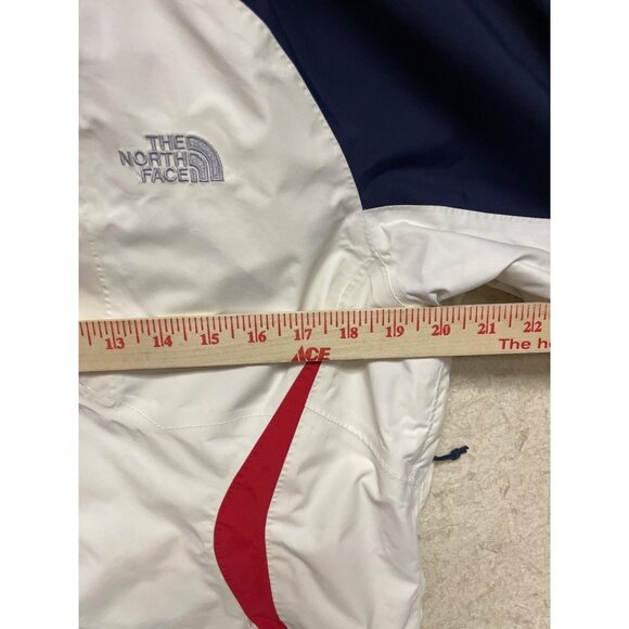 The North Face White Hyvent Hooded Outer Jacket Women's Size Large Pockets - Picture 6 of 10
